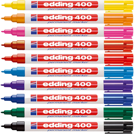 Edding https: www.cchobby.nl -markers-400-lijndikte-1-mm-diverse-kleuren-10-stuk-1-doos