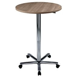 Bach statafel hammerer 70 75 x 72 - 114 cm walnoot verchroomde poot