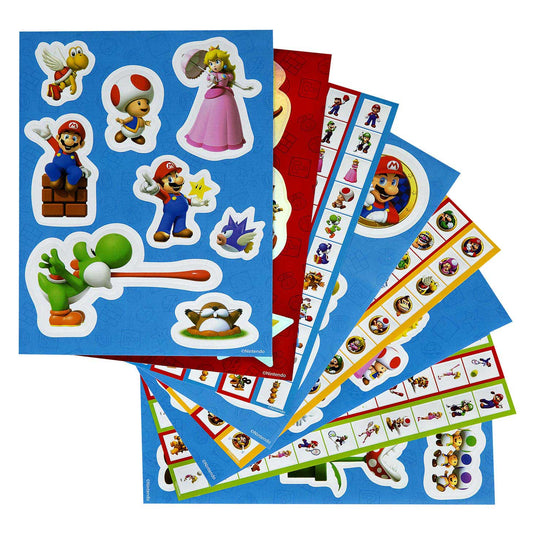 Kids licensing super mario sticker set