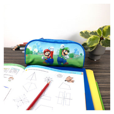 Kids licensing super mario etui voor kinderen - super mario schoolspullen