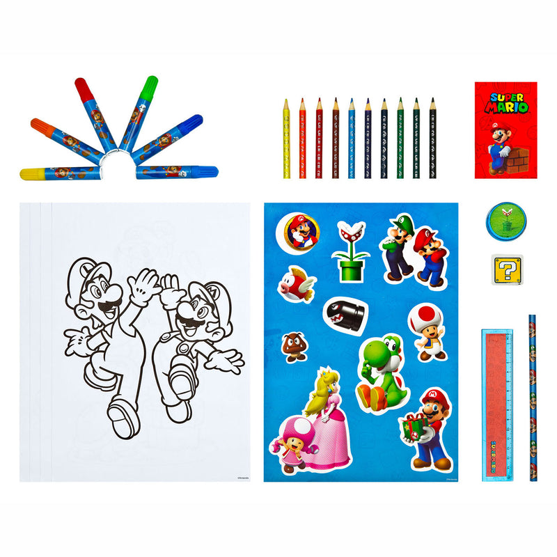 Load image into Gallery viewer, Kids licensing super mario stationery set tower, 35dlg.
