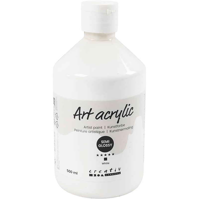 Load image into Gallery viewer, Https: www.cchobby.nl acryl-verf-semi-glanzend-dekkend-wit-500-ml-1-fles
