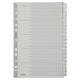 Numerieke tabbladen leitz mylar 4326 grijs bopet