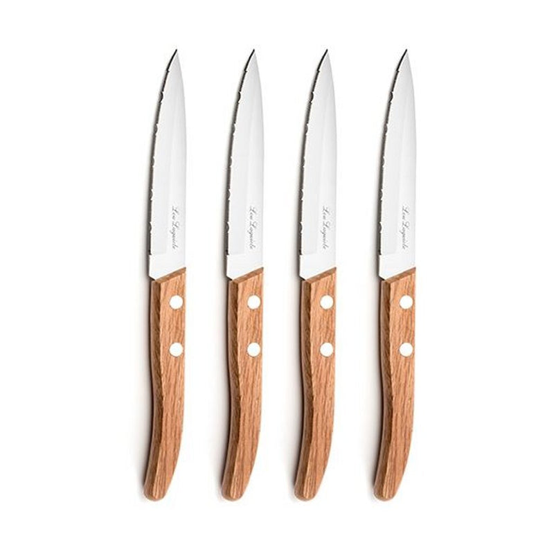 Load image into Gallery viewer, Lou Laguiole Lou Laguiole Forest Steakmessen 4 Stuks Hout RVS
