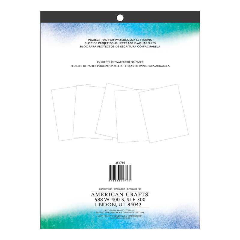 Load image into Gallery viewer, Kelly creates • aquarel brush lettering paper pad blank
