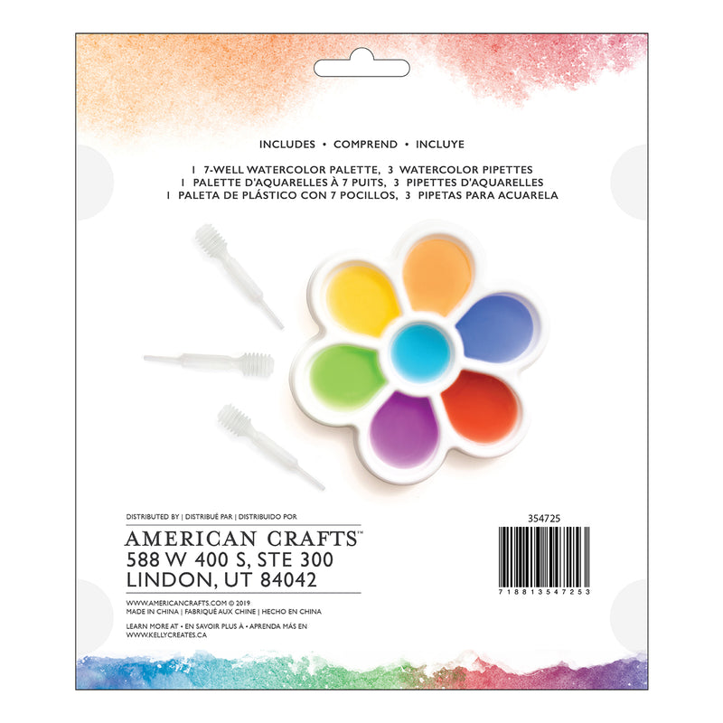 Load image into Gallery viewer, American crafts • watercolour palette with pipettes
