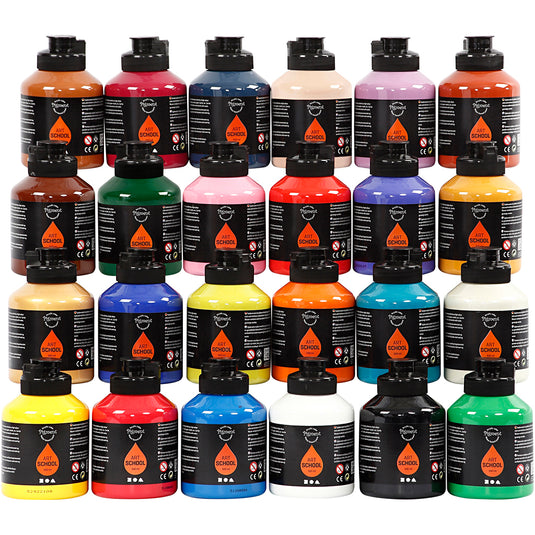 Https: www.cchobby.nl acryl-verf-semi-glanzend-diverse-kleuren-24x500-ml-1-doos
