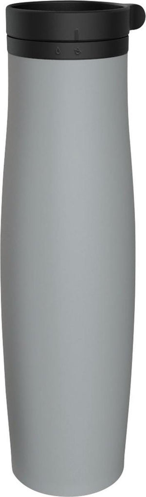 Camelbak beck vacuum stainless - isolatie drinkfles - 620 ml - rvs - lekvrije drinkfles - waterfles - reisbeker - thermosfles - grijs (stone)