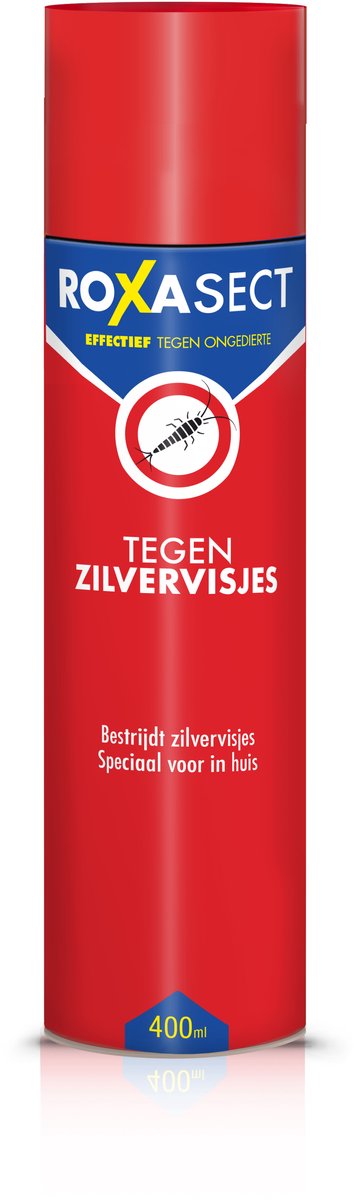 Roxasect spray tegen zilvervisjes - ongediertebestrijding - zilvervisjes bestrijden - insectenspray - 400ml