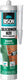 Bison siliconenkit bouw transparant koker 300 ml blijvend elastisch, waterbestendig, alle bouwafdichtingen