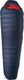 Lowland outdoor - kibo -5 - donzen mummy slaapzak -5°c - 1195 gr - 225x80 cm - navy blauw oranje