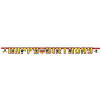 Brandweerman sam letterslinger - lengte 180 cm