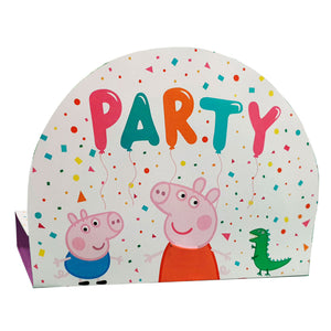 Peppa pig uitnodigingen , 8st.