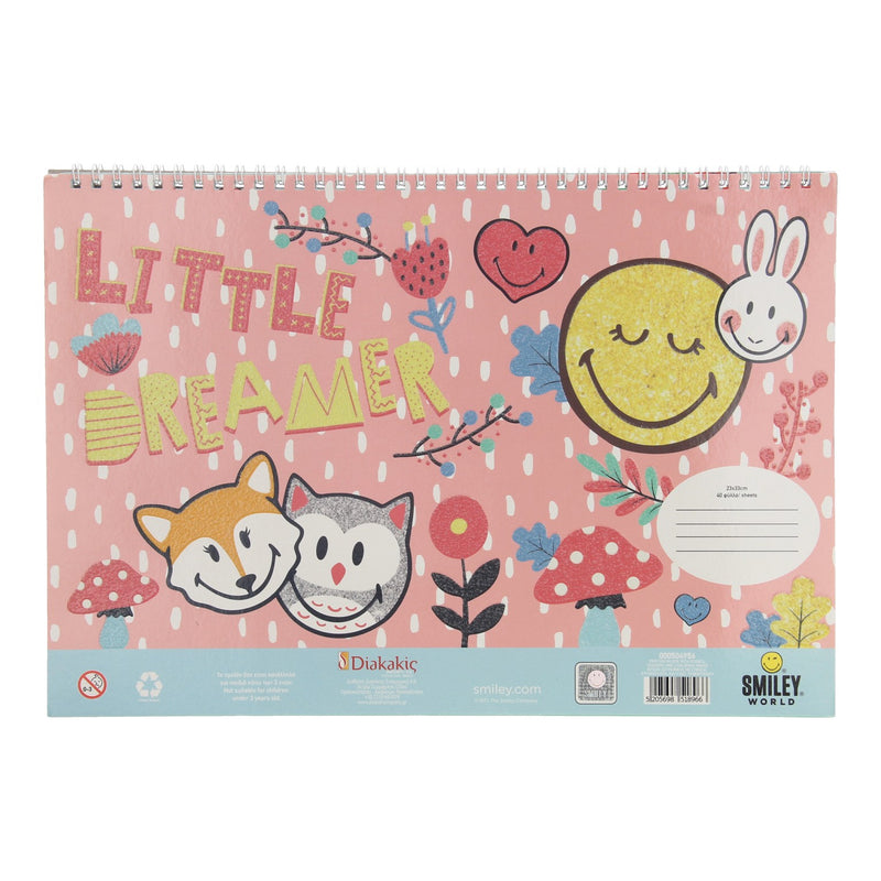 Load image into Gallery viewer, Schetsblok Smiley met Stickers

