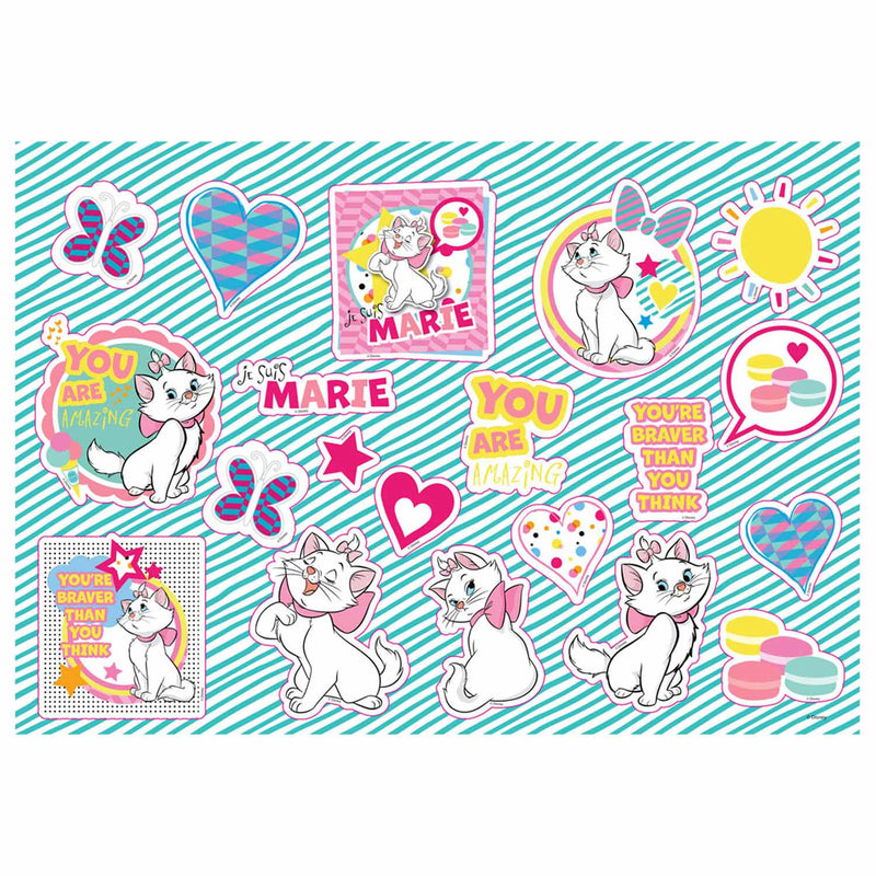 Load image into Gallery viewer, Marie Cat Kleurplaten met Stencil en Stickervel
