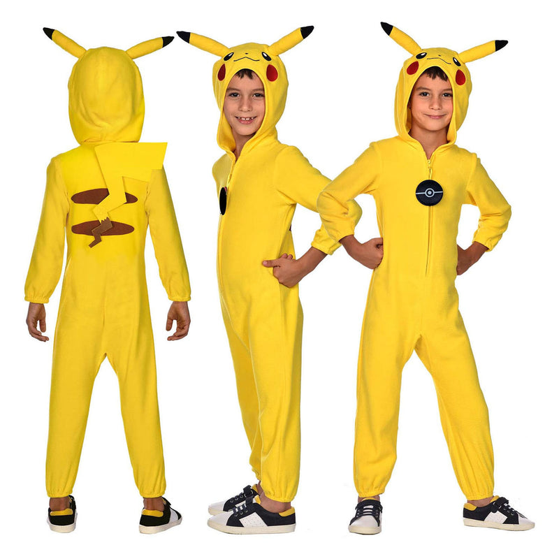 Load image into Gallery viewer, Pokémon kinderkostuum pokemon pikachu onesie, 4-6 jaar

