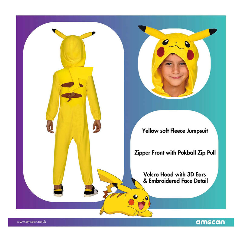 Load image into Gallery viewer, Pokémon kinderkostuum pokemon pikachu onesie, 4-6 jaar
