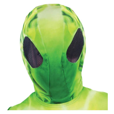 Kinderkostuum alien groen, 4-6 jaar