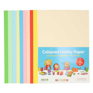 Hobbypapier gekleurd a4, 80grams, 100vellen