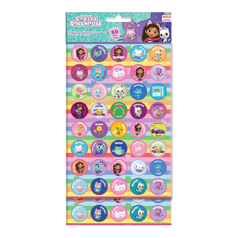 Load image into Gallery viewer, Beloningsstickers gabby's poppenhuis, 80dlg.
