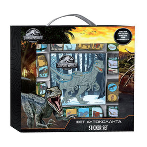 Stickerset jurassic world, 1000dlg.