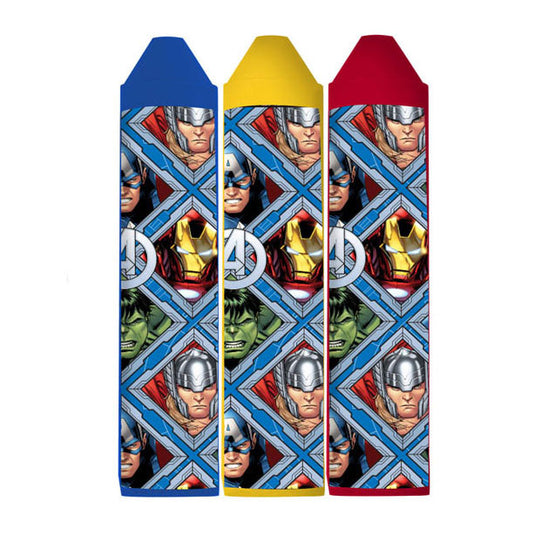 Tekenblok avengers met stickers en 3 krijtjes, 40 vellen