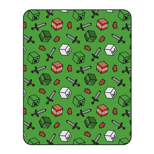 Flanel deken minecraft, 110x150cm