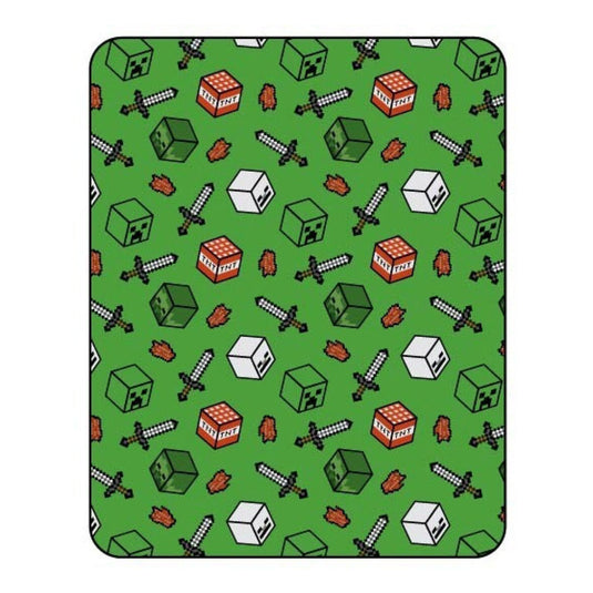 Flanel deken minecraft, 110x150cm