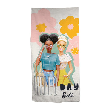 Mattel strandlaken barbie beach, 70x140cm