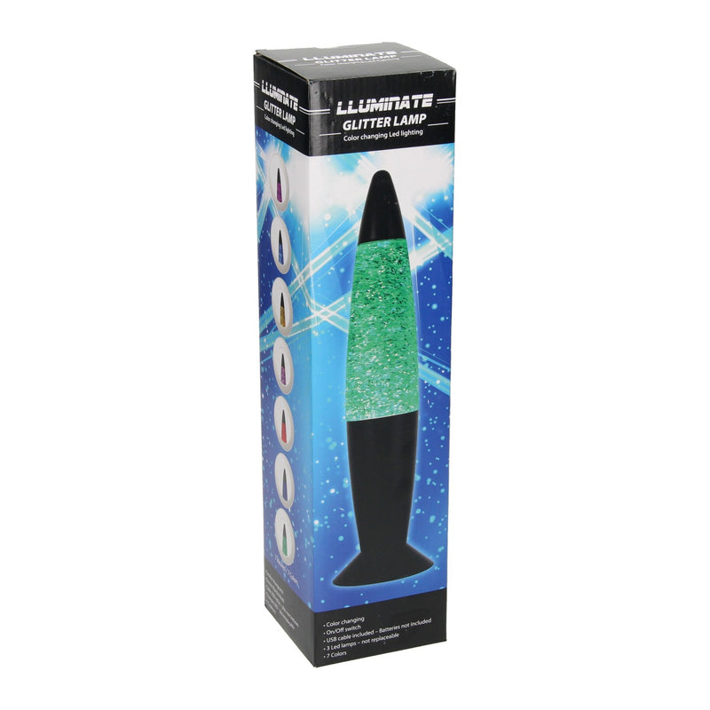 Load image into Gallery viewer, Glitter led lamp kleurveranderend, 34cm
