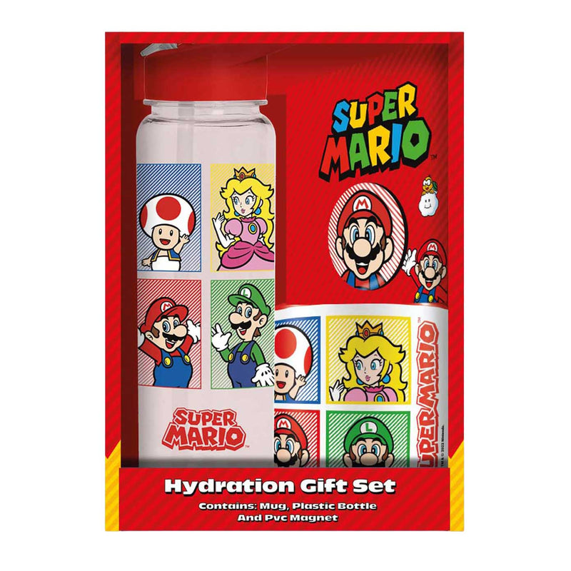 Load image into Gallery viewer, Super mario cadeauset - beker, mok en magneet
