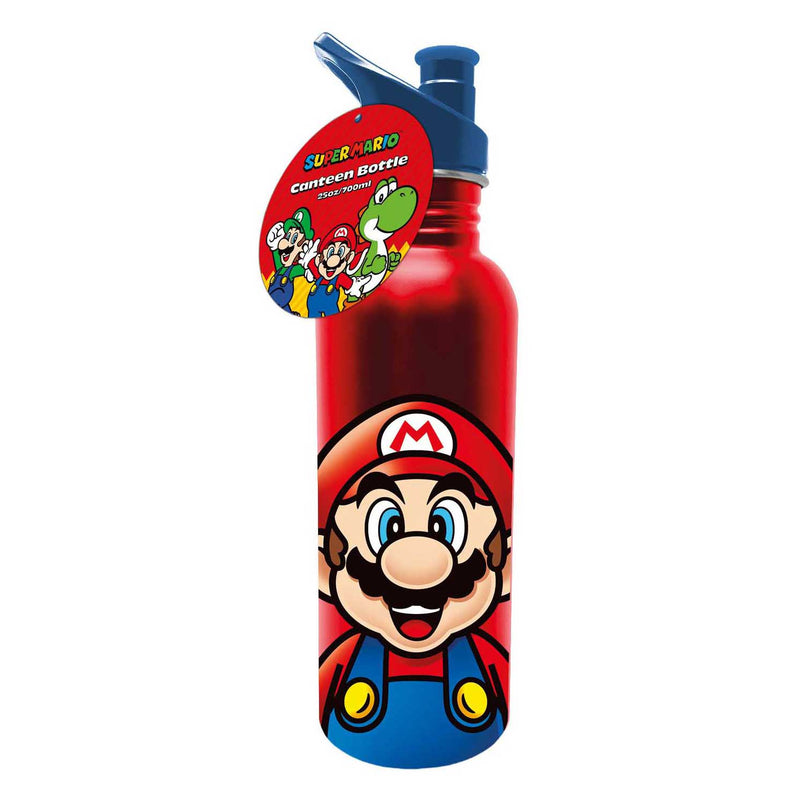 Load image into Gallery viewer, Super mario metalen drinkfles 700ml
