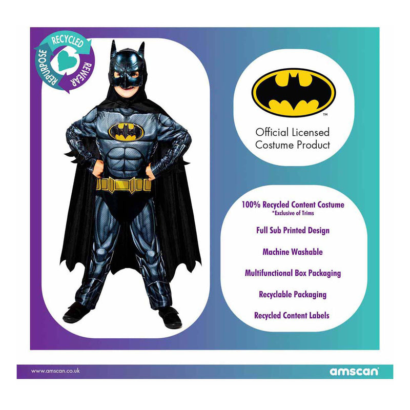 Load image into Gallery viewer, Duurzaam kinderkostuum batman - 8-10 jaar
