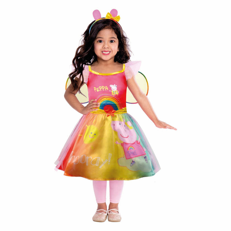 Load image into Gallery viewer, Kinderkostuum peppa regenboogjurk - 2-3 jaar
