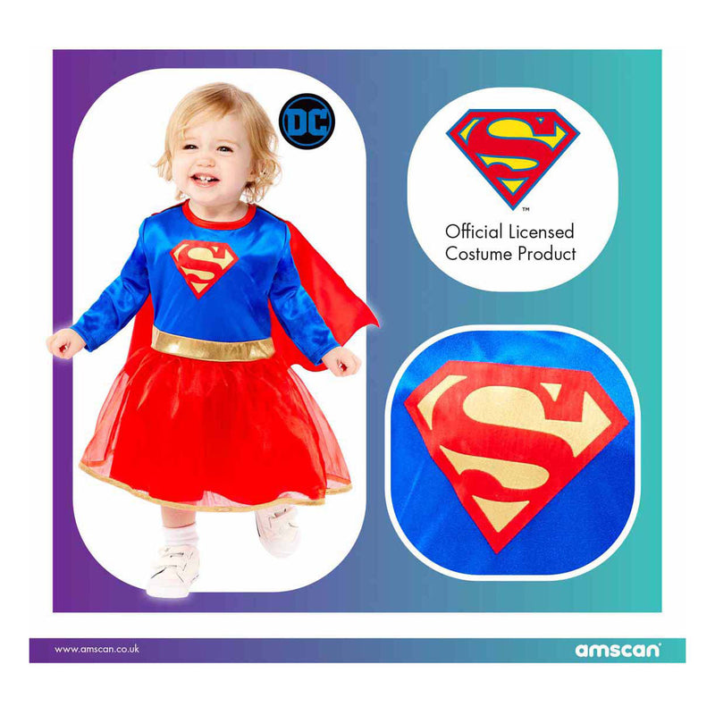Load image into Gallery viewer, Supergirl verkleedpak - 12-18 maanden
