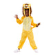 Kinderkostuum pluche leeuw onesie - 4-6 jaar