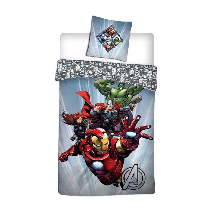 Load image into Gallery viewer, Avengers dekbedovertrek - 140x200 cm
