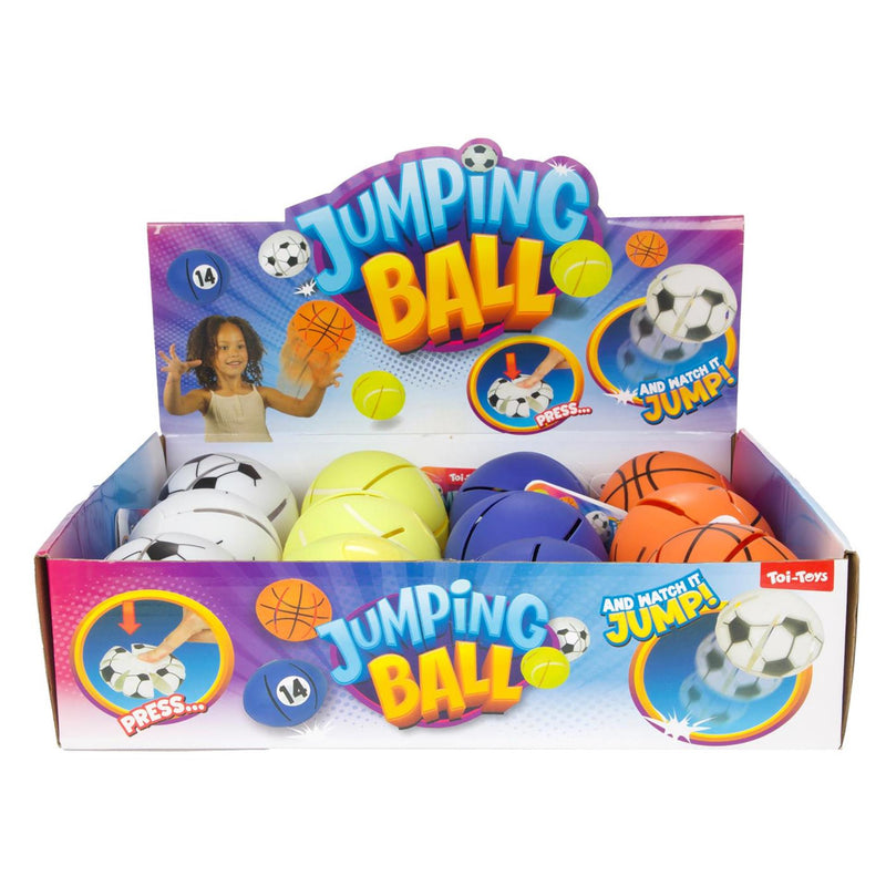 Chargez l'image dans la visionneuse de la galerie, Toi-toys fun springbal -sport- 8cm 4ass
