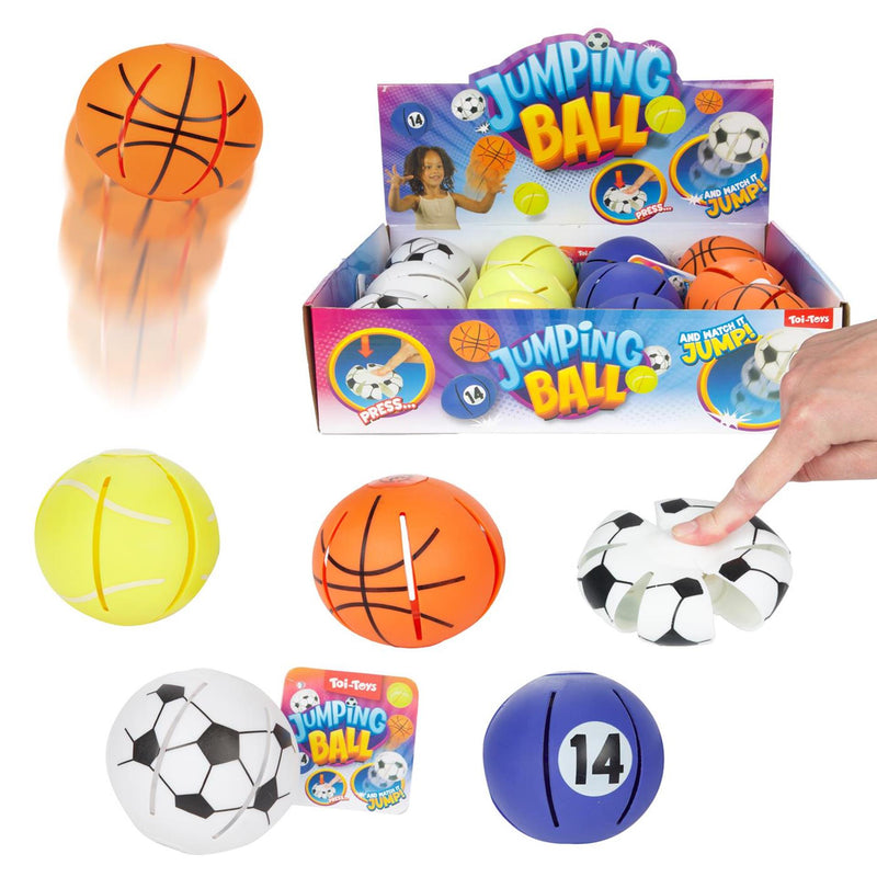 Chargez l'image dans la visionneuse de la galerie, Toi-toys fun springbal -sport- 8cm 4ass

