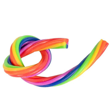 Toi-toys toi toys super rekbaar touw rainbow blister a 2 stuks