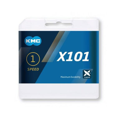 KMC Fietsketting X 101 - 1 2x1 8 - 8mm - 112 schakels - Zilver