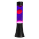 Itotal lavalamp zwart paars roze, 30cm