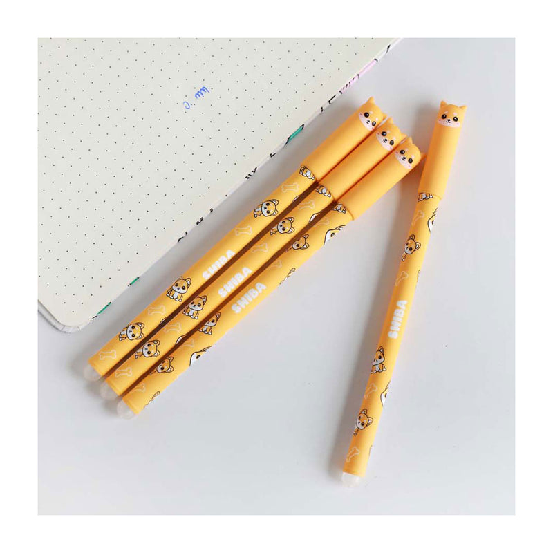 Load image into Gallery viewer, Itotal uitwisbare balpen met dop shiba
