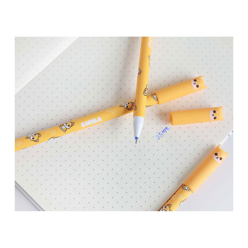Load image into Gallery viewer, Itotal uitwisbare balpen met dop shiba
