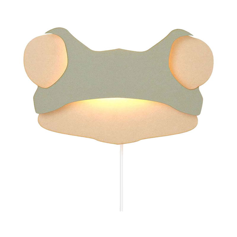 Load image into Gallery viewer, Van tjalle en jasper - kikker wandlamp - hout
