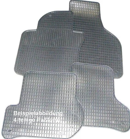 Schönek fußmatte rubber mats shape 4 piece vw golf vii sv