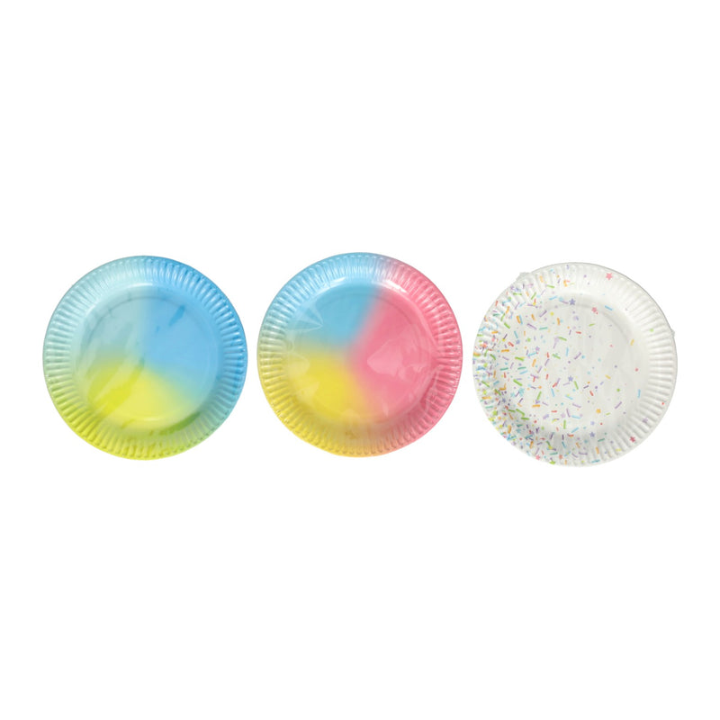Load image into Gallery viewer, Papieren feest borden 18cm, 10st.
