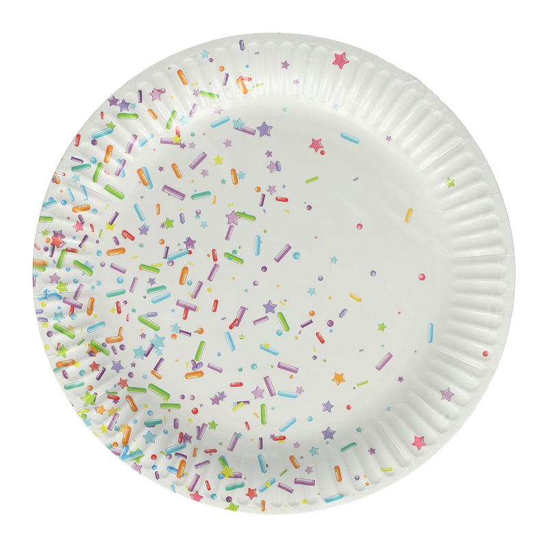 Load image into Gallery viewer, Papieren feest borden 23cm, 10st.
