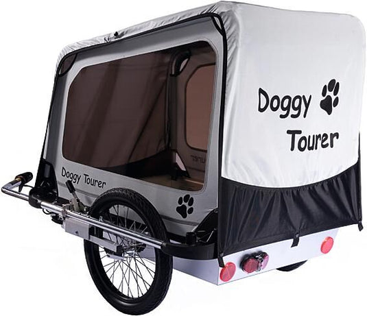 Doggytourer fiets-hondenkar doggy tourer l dog trailer kids touring doggy tourer l sil. bl.