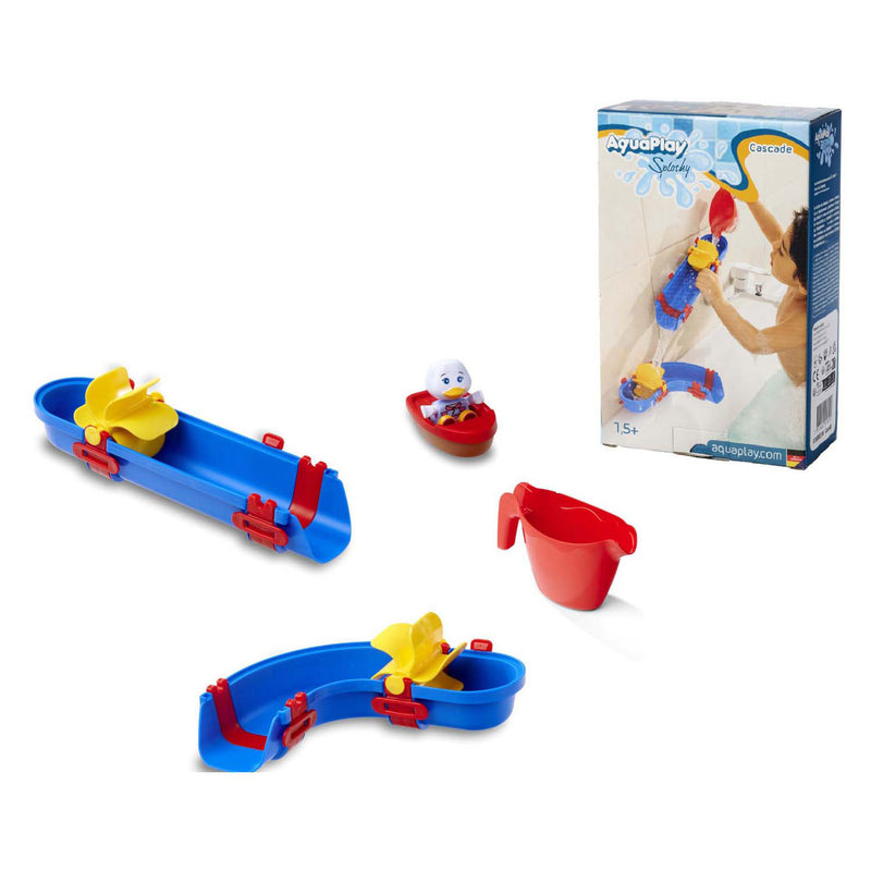 Afbeelding laden in galerijviewer, Aquaplay badspeelgoed sploshy cascade waterbaan met accessoires.
